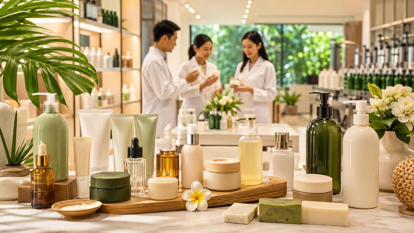 Косметика и средства личного ухода из Таиланда для B2B, дистрибуции и Private Label