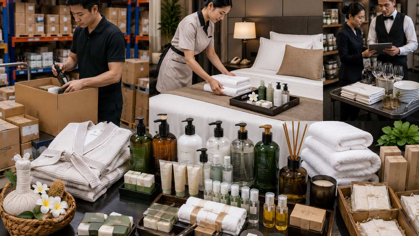 Гостиничные, SPA и HoReCa-товары из Таиланда для регулярных B2B-поставок